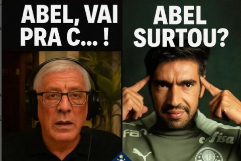 Abel… muito irritado e falando com o fígado.